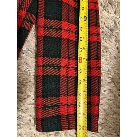 Vintage Sag Harbor Blazer Red Green Plaid Women’s Size 12 Christmas Holiday - Picture 5 of 6